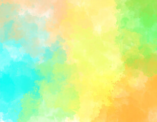 Obraz premium カラフル 生成AI 水彩 背景