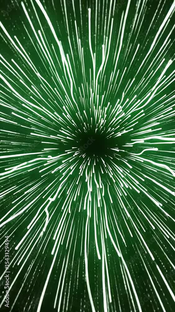 Poster abstract background motion graphics green lines digital light flow