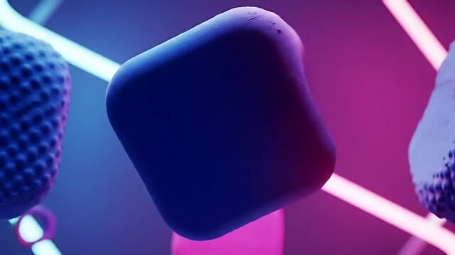 Hypnotic 3D Shape Morphing Animation