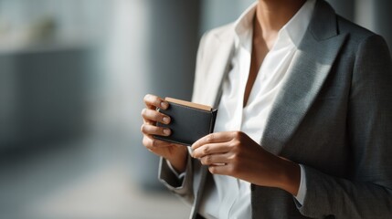 Business Card Wallet Professional Corporate Networking