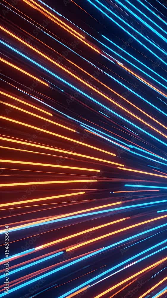 Poster abstract background orange blue lines pattern texture design light