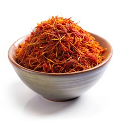 Fototapeta premium Saffron bowl food on white background