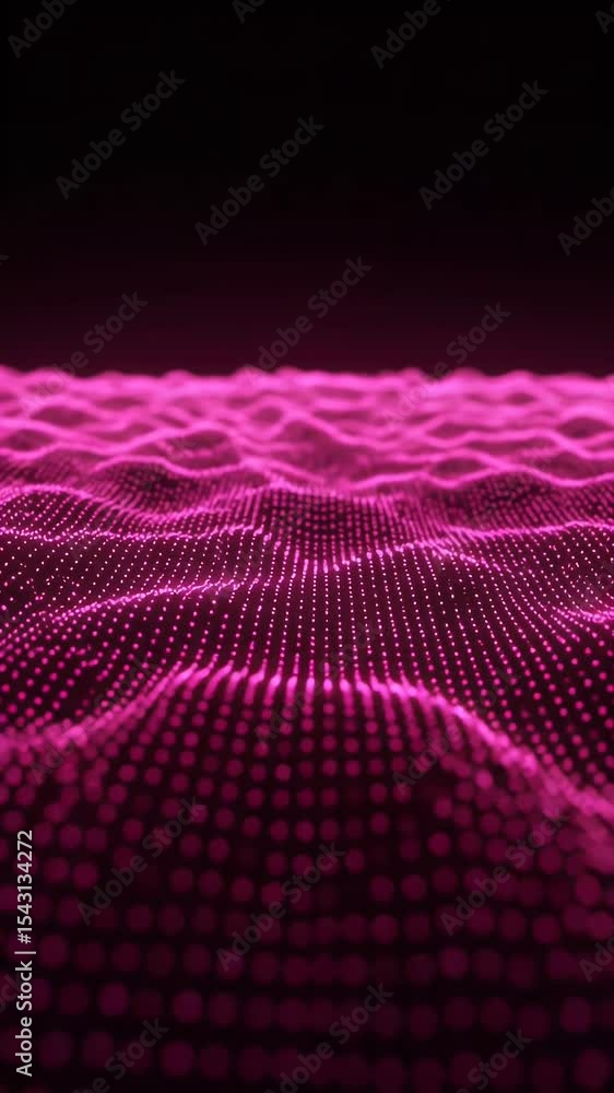 Poster abstract background pink dots wavy motion pattern design texture