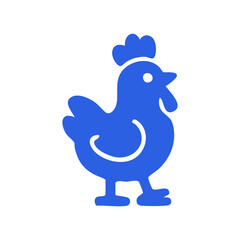 Simple blue chicken graphic (1)