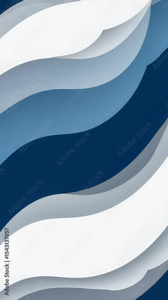 Poster abstract background wave blue white curve pattern texture design