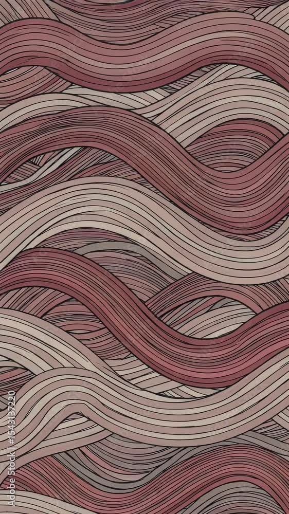 Poster abstract background wavy pattern texture seamless curve design