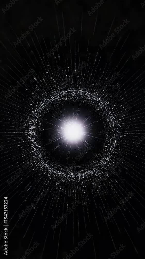 Poster abstract background white light circle pattern black texture
