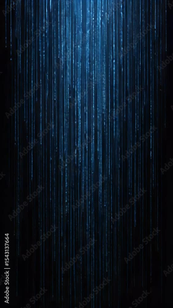 Poster abstract background with blue light lines pattern design