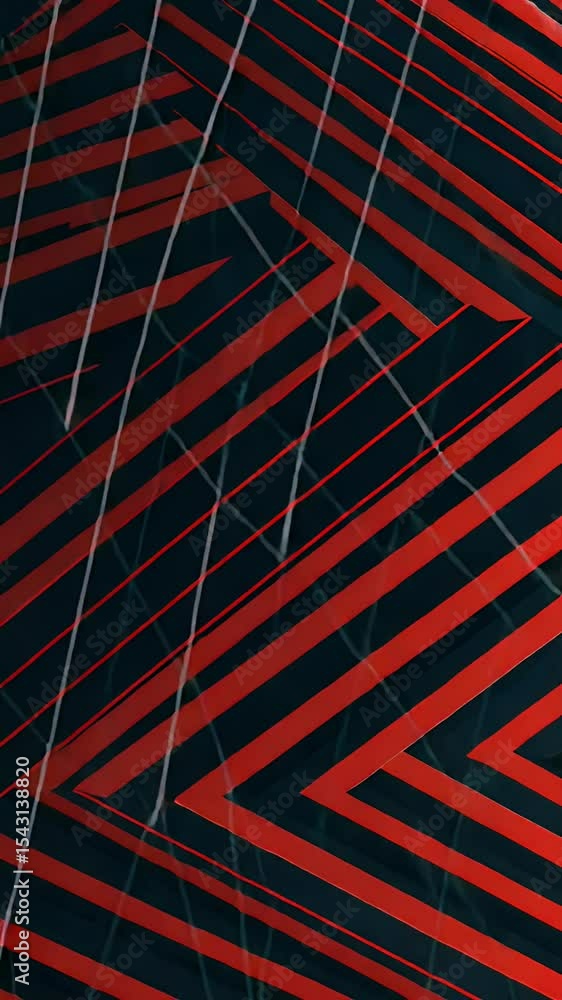 Poster abstract background with red and black lines pattern texture design