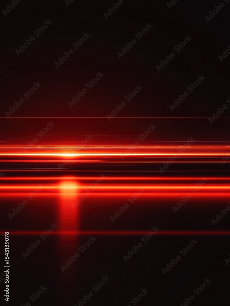 Poster red line of light speed motion background. red fast movement background design faster. concept textu
