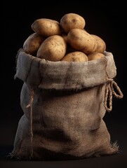 potatoes in a sack