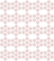 Islamic and decorative art pattern for background in red color 