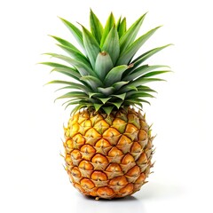 Fototapeta premium Pineapple fruit on white background