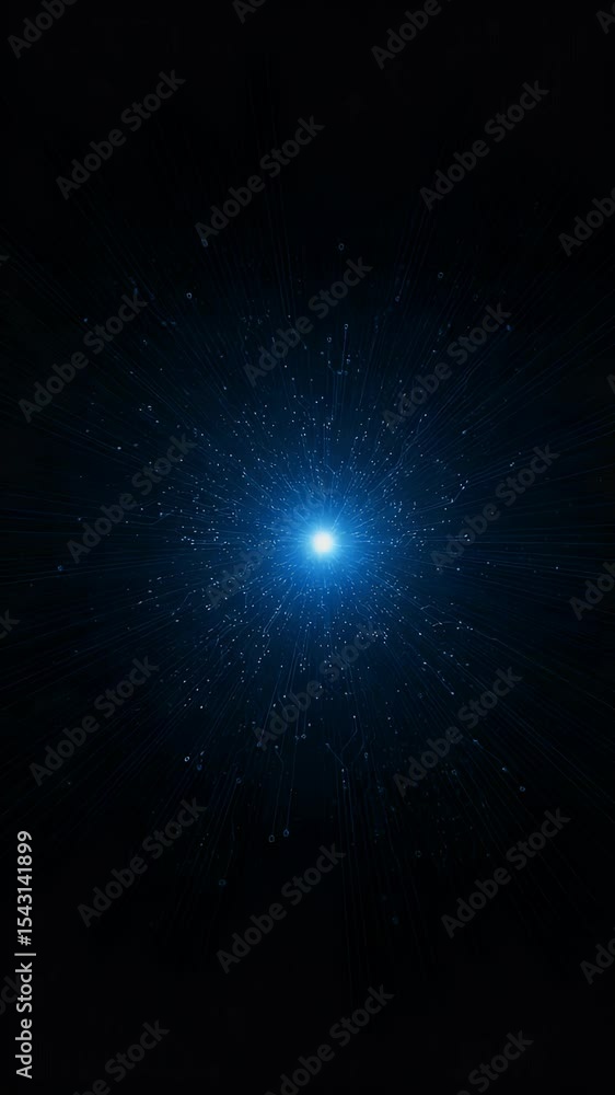 Poster abstract blue lights data technology network digital background