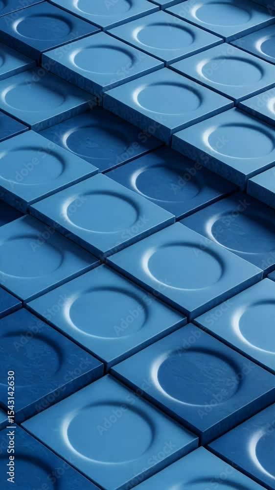 Poster abstract blue pattern squares texture geometric design background