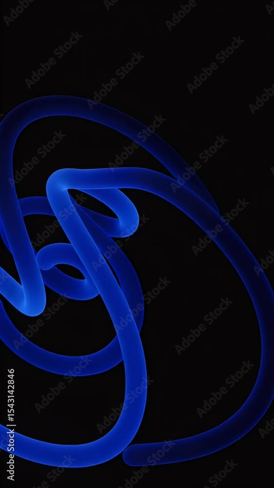 Poster abstract blue shape background dynamic curve design illustration