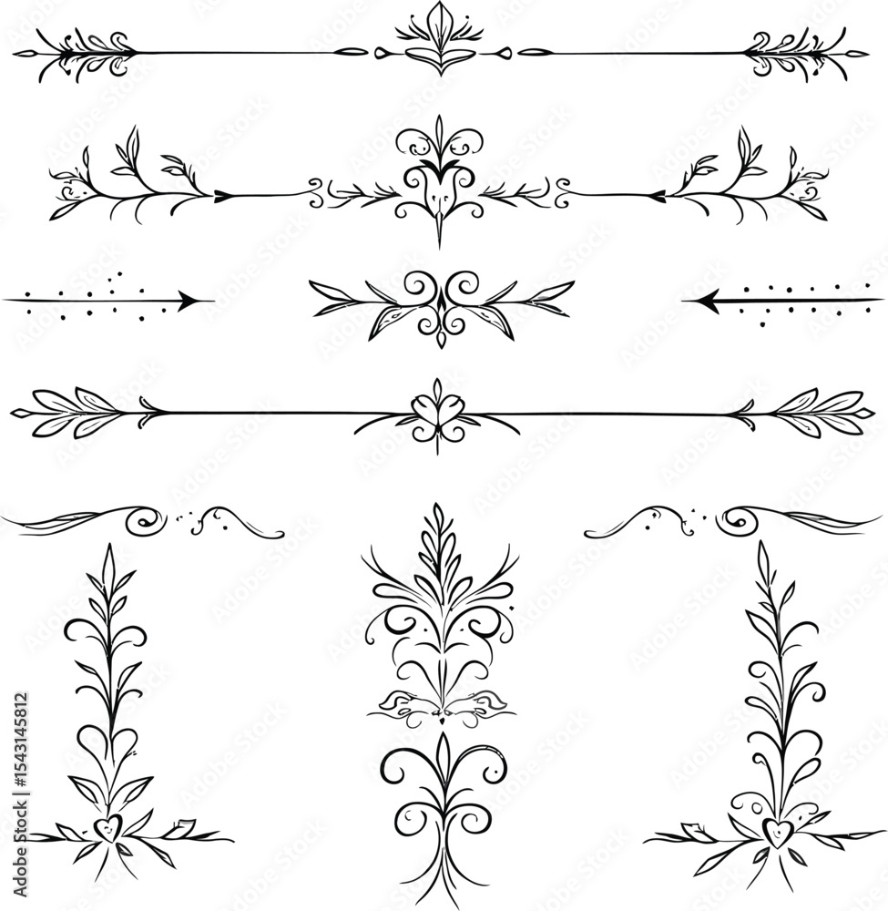 Poster collection of pink and white vector icons representing various functions and symbols