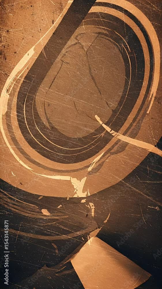 Poster abstract brown circle pattern texture background design curve