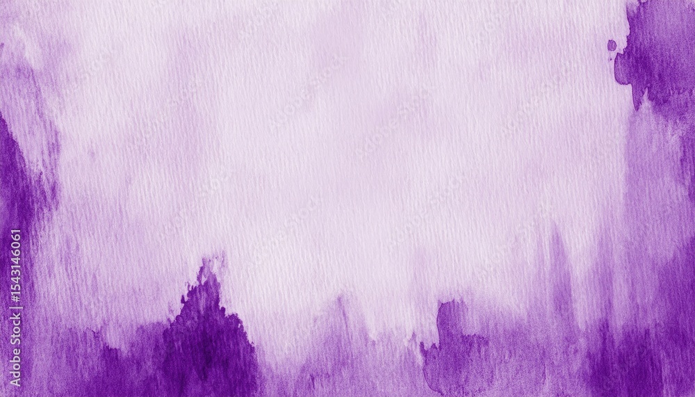 Poster soft lavender watercolor texture with subtle brush stroke details and gradient cloud-like patterns f