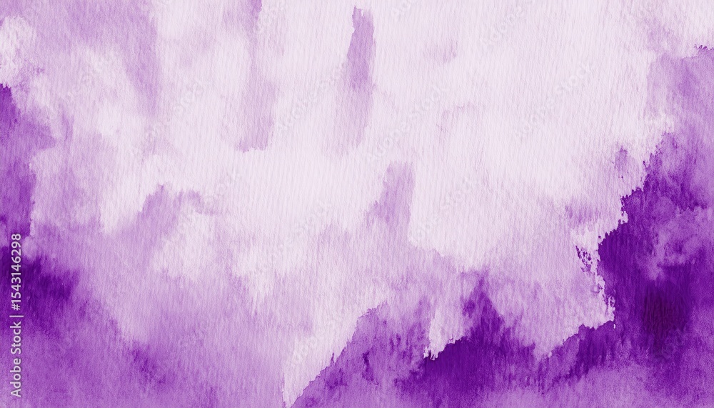 Poster soft lavender watercolor texture with subtle brush stroke details and gradient cloud-like patterns f