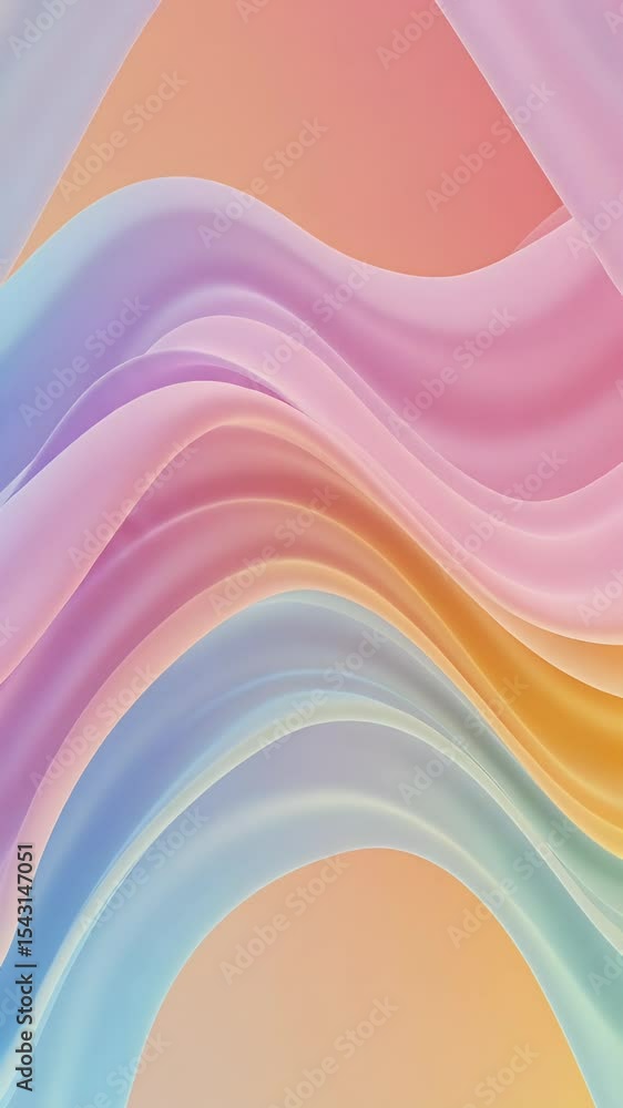 Aufkleber abstract colorful wave smooth curve gradient texture background