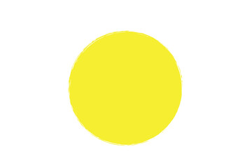 Circle frame brush stroke, round shape