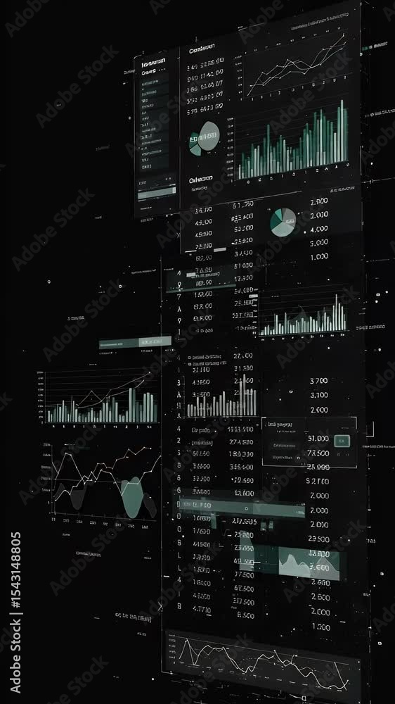 Poster abstract digital screen data technology display graphic cyber analysis