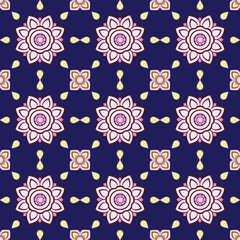 seamless floral pattern Fabric pattern wallpaper