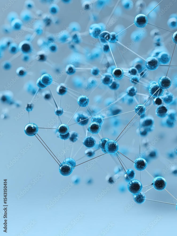 Aufkleber background with a network of connected dots and lines, a social media concept for community building