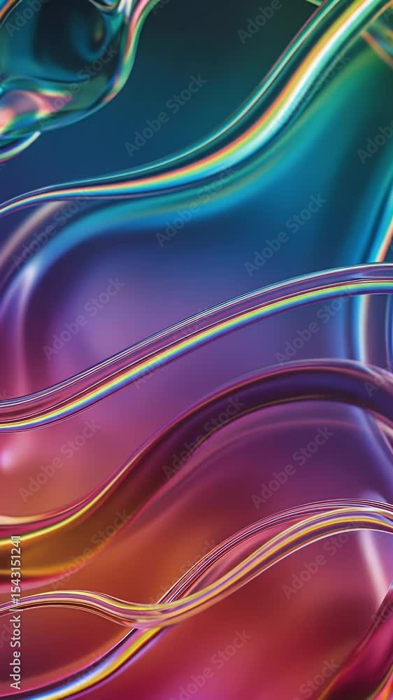 Poster abstract fluid waves texture motion background design