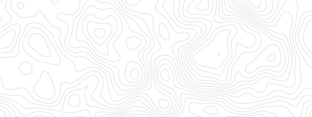 Modern Geometric Map Design Incorporating Topographical Lines, Sea Maps, and Mounted Area Spaces for a Clean White Background
