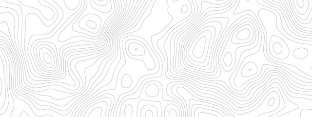 Seamless Grid Pattern Combining Topography, Technology Lines, and Discovery Areas Represented in Geometric Styles
