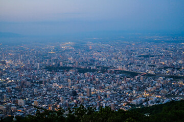 北海道札幌市藻岩山からの夜景
