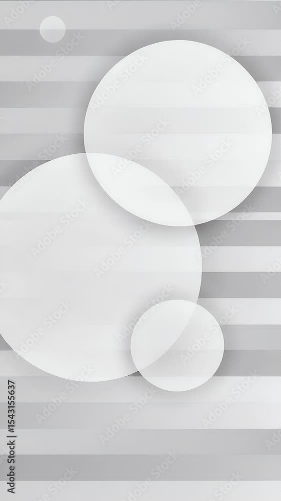 Poster abstract gray white circles pattern modern background texture