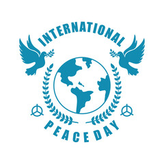 illustration of international peace day