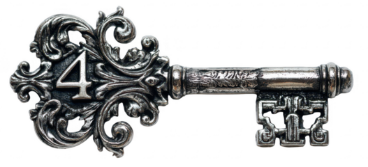 Ornate Key Number 4