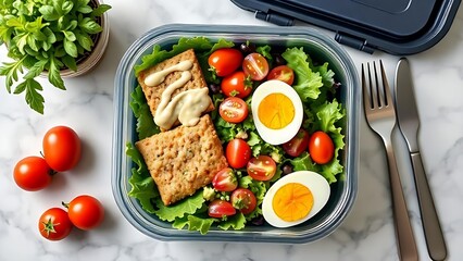 Achieve Your Health Goals with this Delicious and Nutritious Lunch Box A Balanced Meal Prep Idea for Healthy Eating