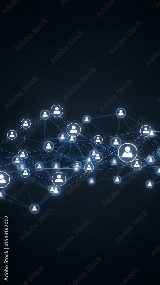 Aufkleber abstract network connection data futuristic digital technology