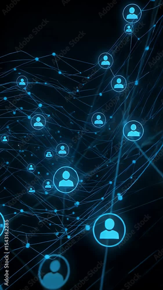 Aufkleber abstract network connection digital data technology illustration