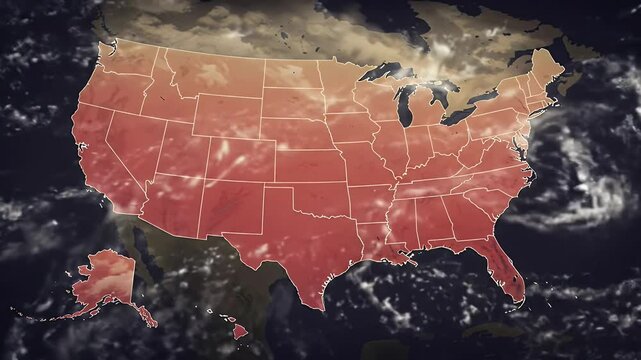 USA Heatmap: A Visual Representation of Temperature Across the Nation