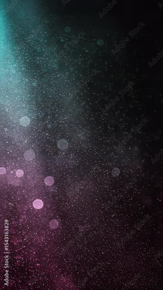 Poster abstract particle glitter sparkle dust bokeh light background