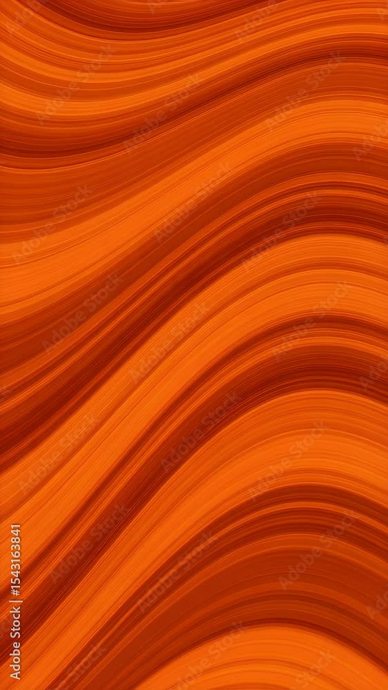 Aufkleber abstract orange waves texture pattern background design art