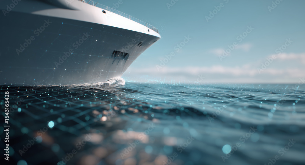 Poster collaboration of cutting-edge navigation and autopilot systems enhances cargo transport efficiency o