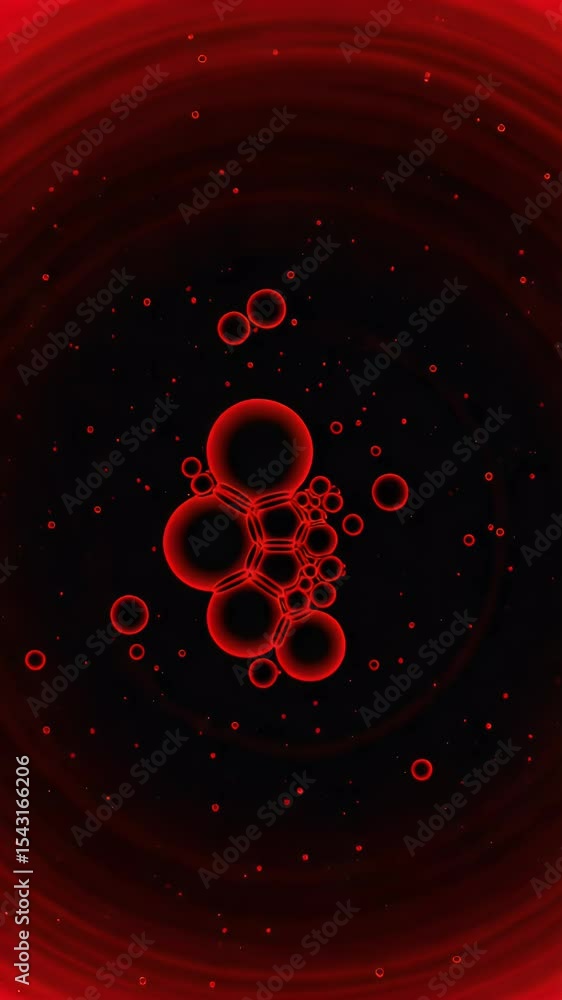 Poster abstract red circle background dark texture pattern modern design