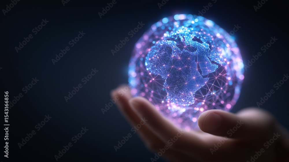 Aufkleber global business transformation through ai and cloud computing