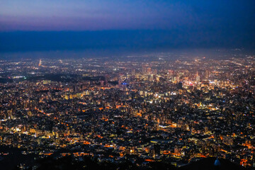北海道札幌市藻岩山からの夜景