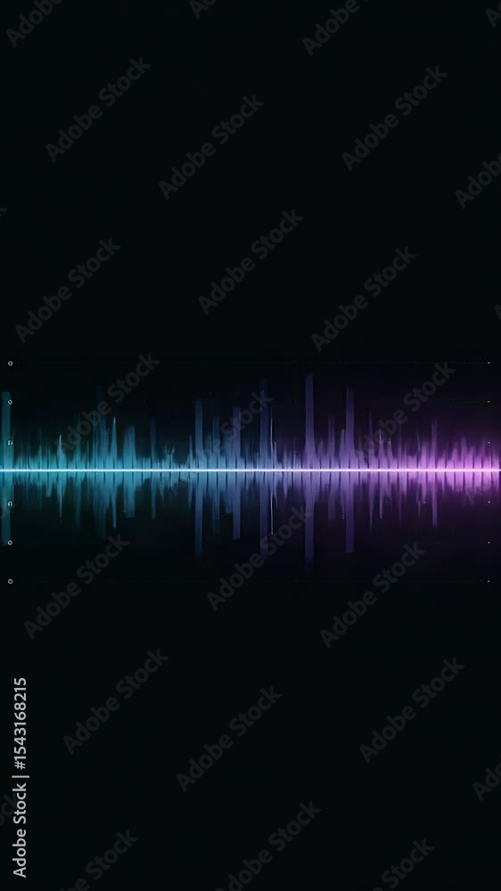 Aufkleber abstract sound wave background music frequency equalizer visualization