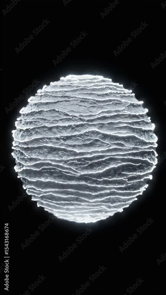 Aufkleber abstract sphere geometric glowing pattern texture background 3d