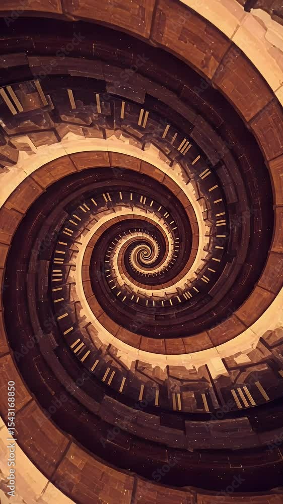 Poster abstract spiral texture background motion tunnel pattern warp space