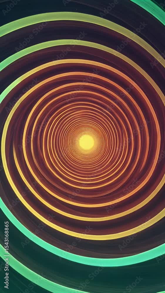 Aufkleber abstract spiral tunnel background with light pattern and color